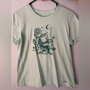 Life Is Good frog tee